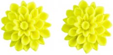 Flowerski Náušnice Light yellow, 1 pár