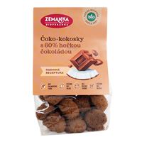Zemanka Bio čoko-kokosky s 60% hořkou čokoládou, 100g