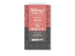 Míšina čokoláda Tmavá čokoláda 70% Uganda s kávou, 50g