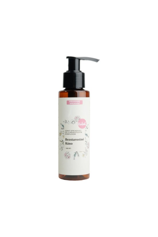 Kvítok Jemný sprchový gel s probiotickým komplexem - Bezstarostné ráno, 100ml