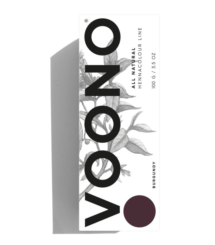 Voono Barva na vlasy - Burgundy, 100g