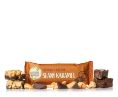 NaturalProtein Ořechová tyčinka - Slaný karamel, 40g