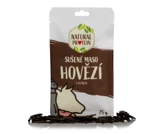 NaturalProtein Sušené maso - hovězí s pepřem, 25g