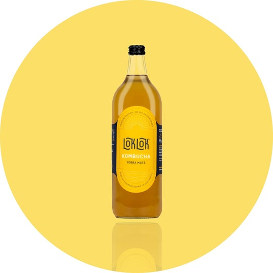 Loklok Kombucha Yerba Maté, 0,75l