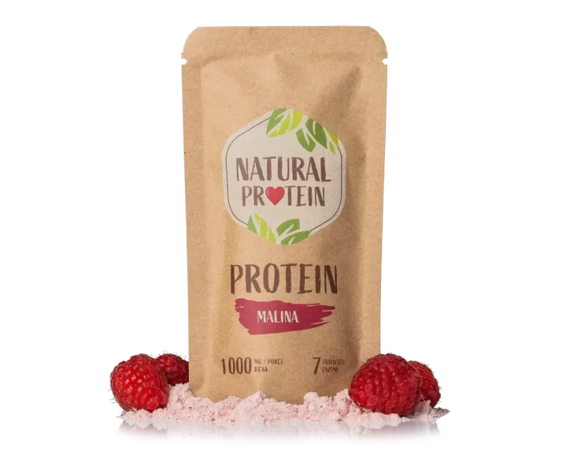 NaturalProtein Malinový protein, 35g