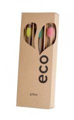 Ecoheart Giftbox - dárkové balení 3ks kartáčků