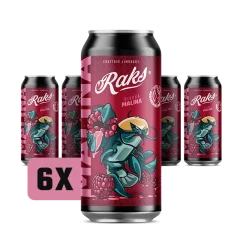Raks Limonáda Divoká malina, 6x 500ml