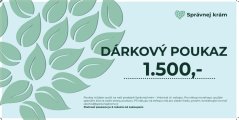 Správnej krám Dárkový poukaz 1500,-