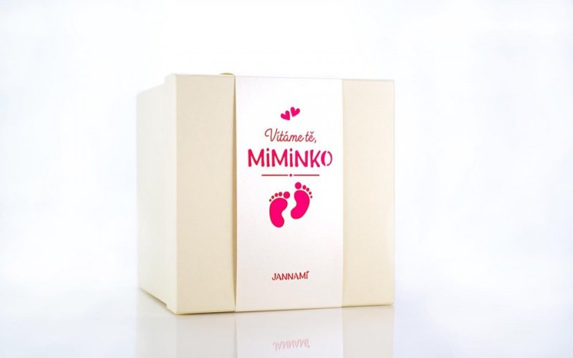 Jannami MimiBox - prázdný dárkový box s hračkou - Varianta boxu: Modrý box - kluk