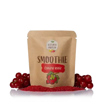 NaturalProtein Smoothie - Červené ovoce, 20g