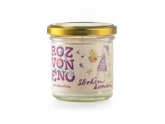 Rozvoněno Sbohem komáři - přírodní svíčka s BIO citronelou a levandulí, 130ml