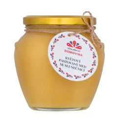 Včelařství Domovina Med květový se slunečnicí pastovaný, 750g