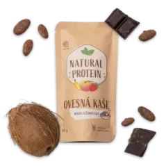 NaturalProtein Proteinová ovesná kaše - Kokos s čokoládou, 60g