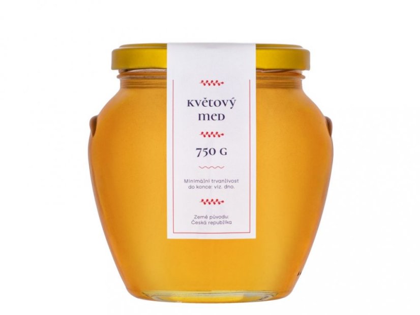 Včelařství Domovina Med květový luční, 750g