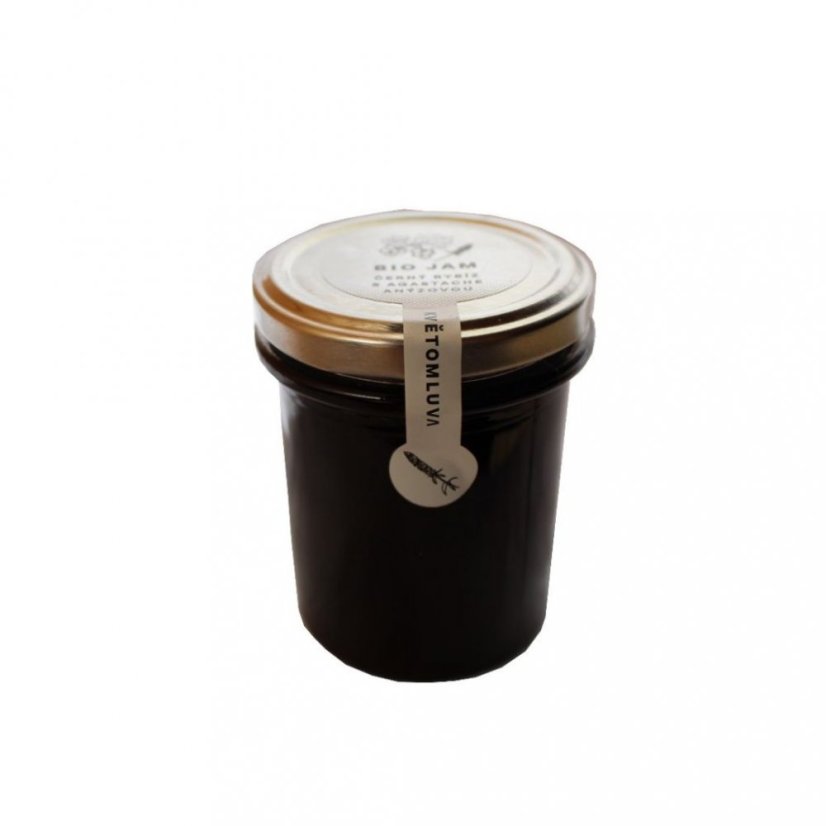 Květomluva BIO Jam Černý rybíz s mátou, 230g