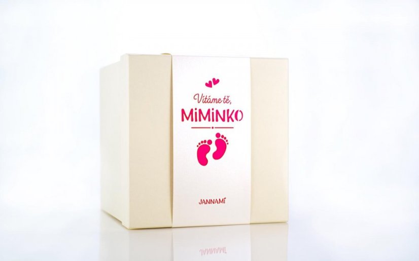 Jannami MimiBox - prázdný dárkový box s hračkou - Varianta boxu: Růžový box - holčička