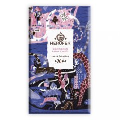 Herůfek Čokoláda tmavá 70% single origin Kokoa Kamili BIO TANZANIA, 50g