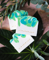 Almara Soap Jasmine Flower - tuhé přírodní mýdlo