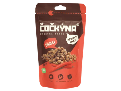 Čočkýna Křupavá Čočka BIO - chilli, 40g