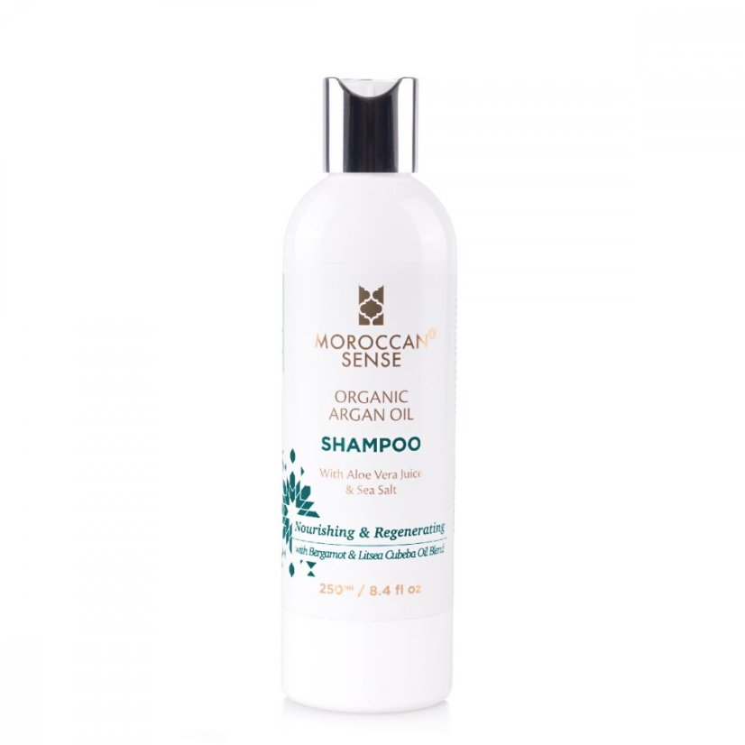 Moroccan Sense Organický šampon s arganovým olejem a extraktem z Aloe Vera, 250ml