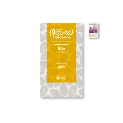 Míšina čokoláda Bílá čokoláda 40% s vanilkou, 50g
