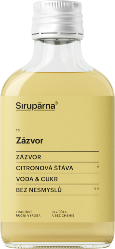 Sirupárna Zázvorový sirup 100ml