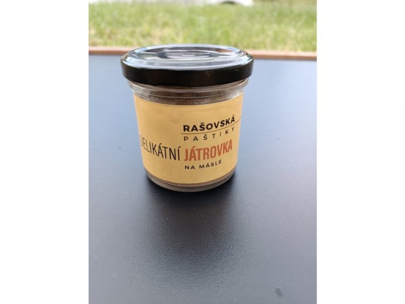 Paštiky Rašovská Delikátní Játrovka na másle, 115g
