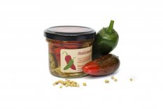 Chilli Pikanterie Nakládané papričky Jalapeno ve sladkokyselém nálevu s koriandrem, 40g