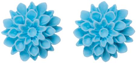 Flowerski Náušnice Light blue, 1 pár