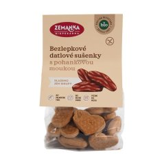 Zemanka Bezlepkové Pohankovo-datlové bio sušenky, 100g