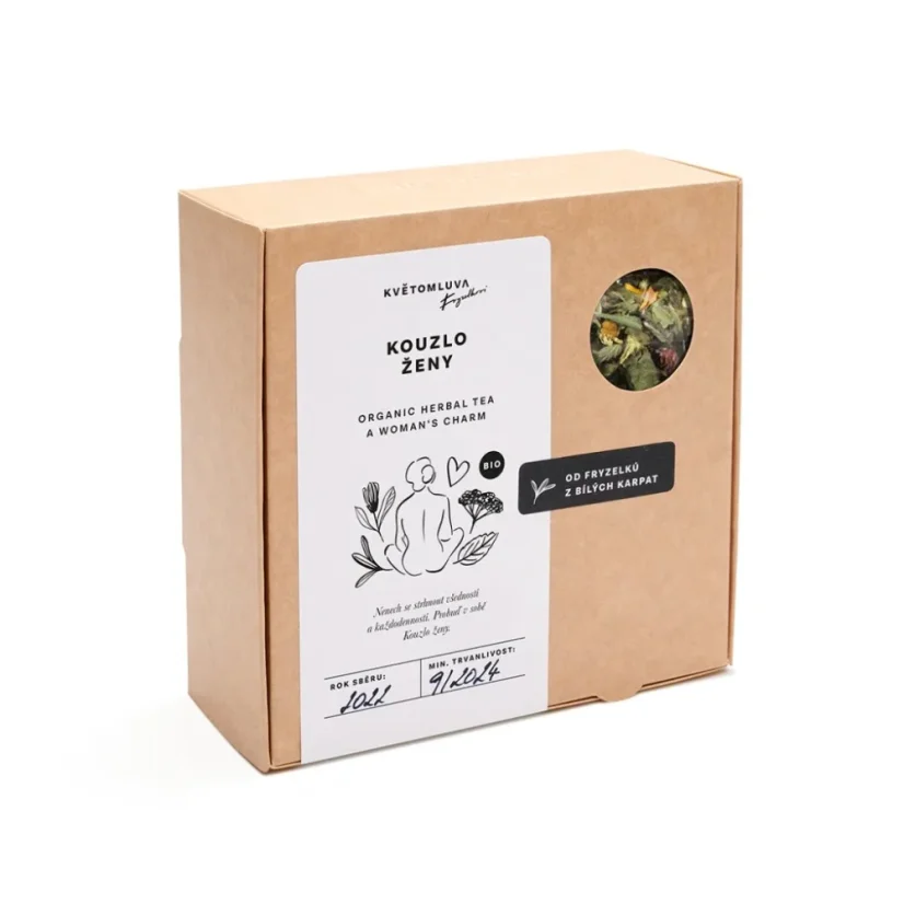 Květomluva BIO Bylinný čaj - Kouzlo ženy, 40g