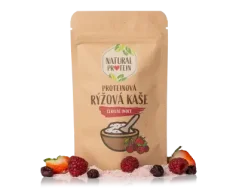 NaturalProtein Proteinová rýžová kaše - Červené ovoce, 60g