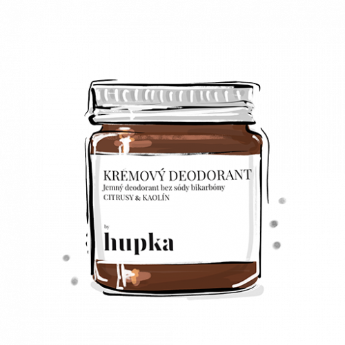 Herbs by Hupka Krémový deodorant Citrusy & Kaolín, 30ml