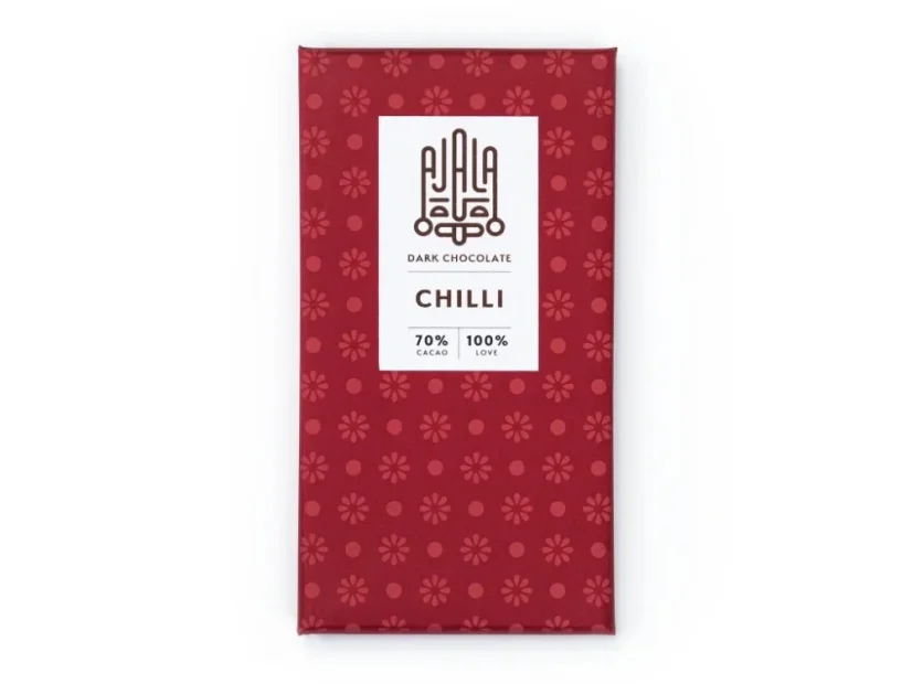 Ajala Chilli - 70% hořká čokoláda, 45g