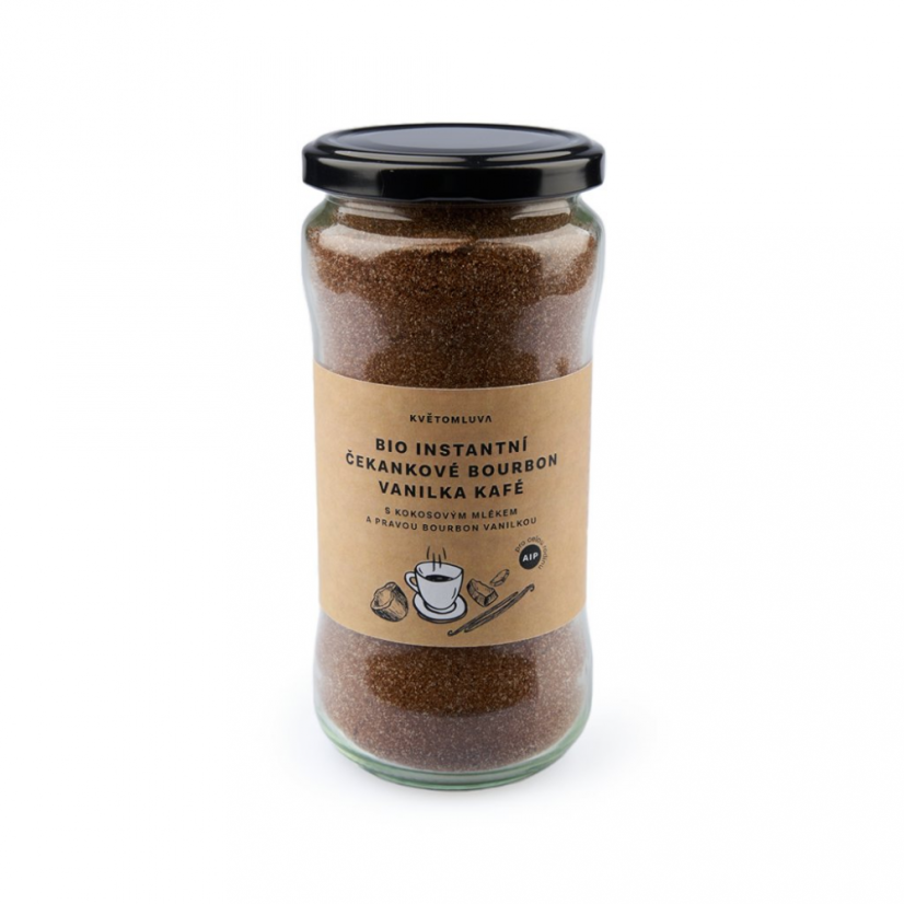 Květomluva BIO Instantní čekankové bourbon vanilka kafé, 115g