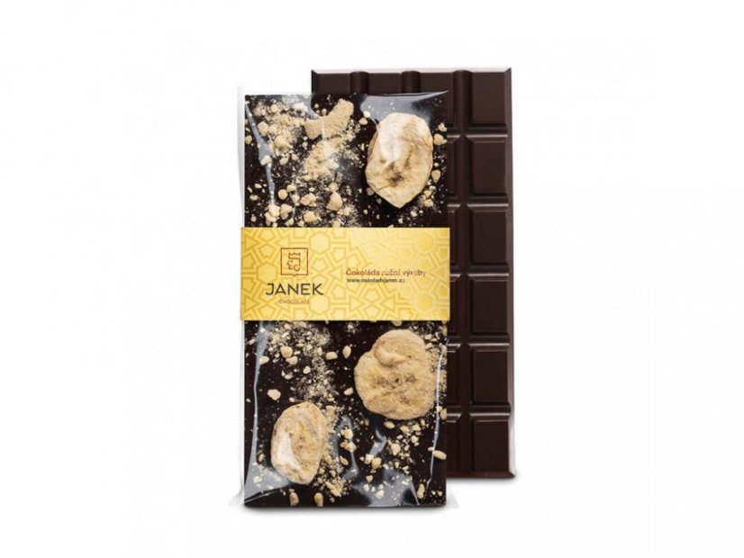 Čokoládovna Janek Hořká čokoláda s banánem, 90g