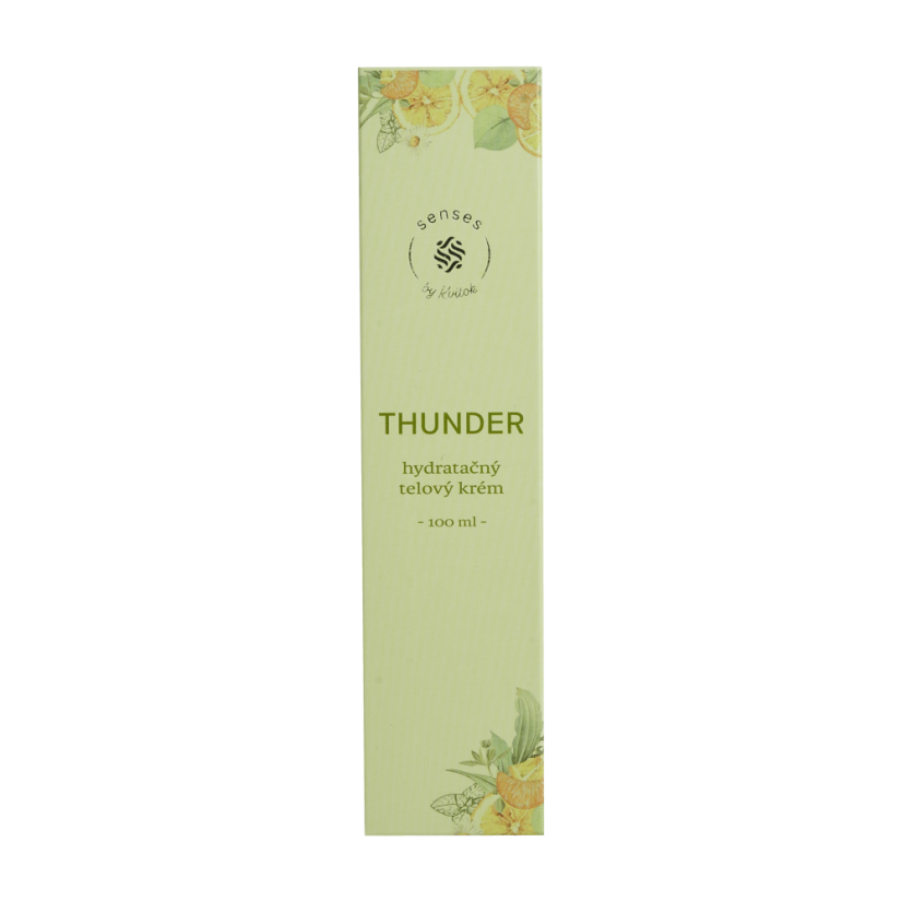 Kvítok Hydratační tělový krém Senses - Thunder, 100ml