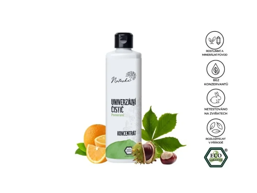Natasha Univerzální ekologický čistič s vůní Pomeranče, 0,5l