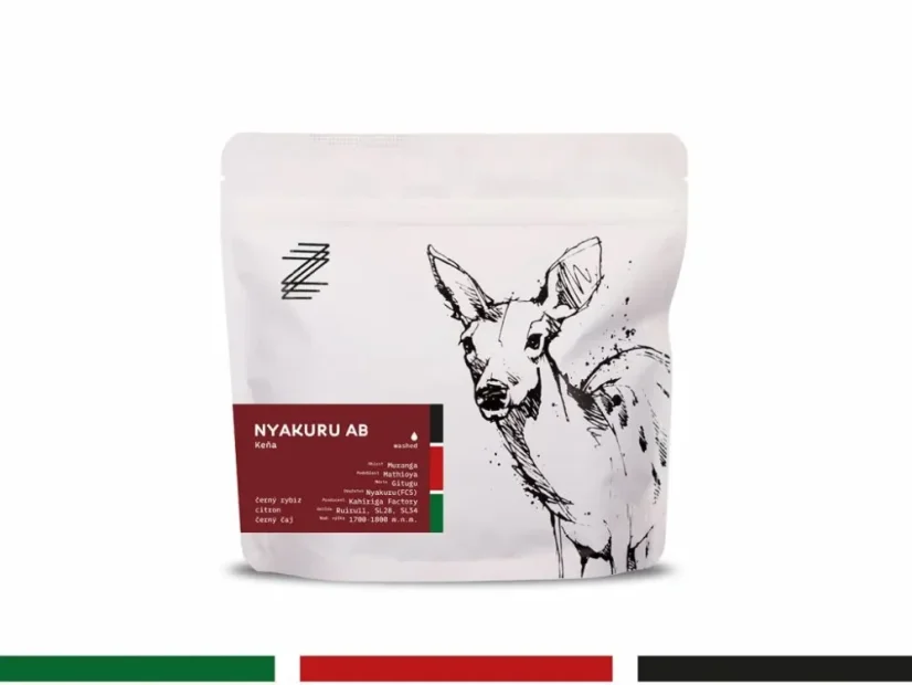 Káva Zrna Nyakuru AB - Keňa - filtr, 250g