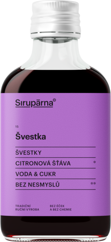 Sirupárna Švestkový sirup 100ml