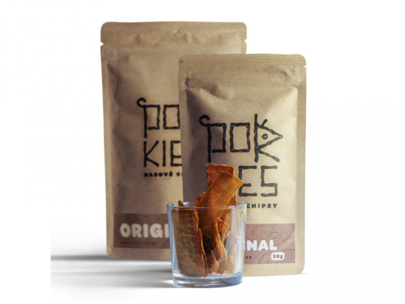Porkies masové chipsy Original, 100g