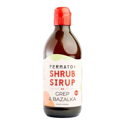 FerMato Shrub sirup - Grep a bazalka, 340ml