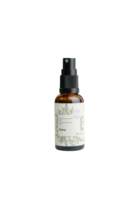 Kvítok Organická bylinková voda - Šalvěj, 30ml
