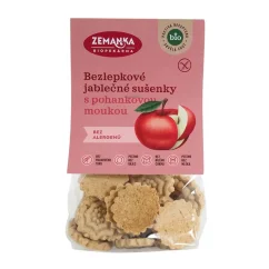 Zemanka Bezlepkové pohankovo - jablečné sušenky BIO, 100g