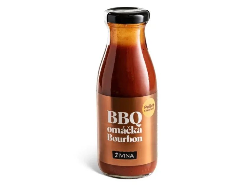 Živina BBQ omáčka Bourbon pálivá s medem, 270g