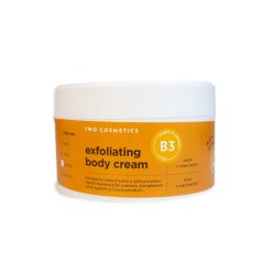 Two Cosmetics Tělový krém Exfoliating body cream s AHA kyselinami a niacinamidem, 200ml