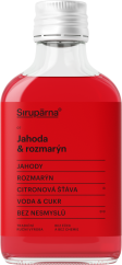 Sirupárna Jahoda & rozmarýn sirup, 100ml